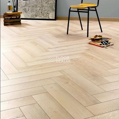 Alsafloor Herringbone Creativ Baton Rompu 435 Дуб Джефферсон фото 2 | FLOORDEALER